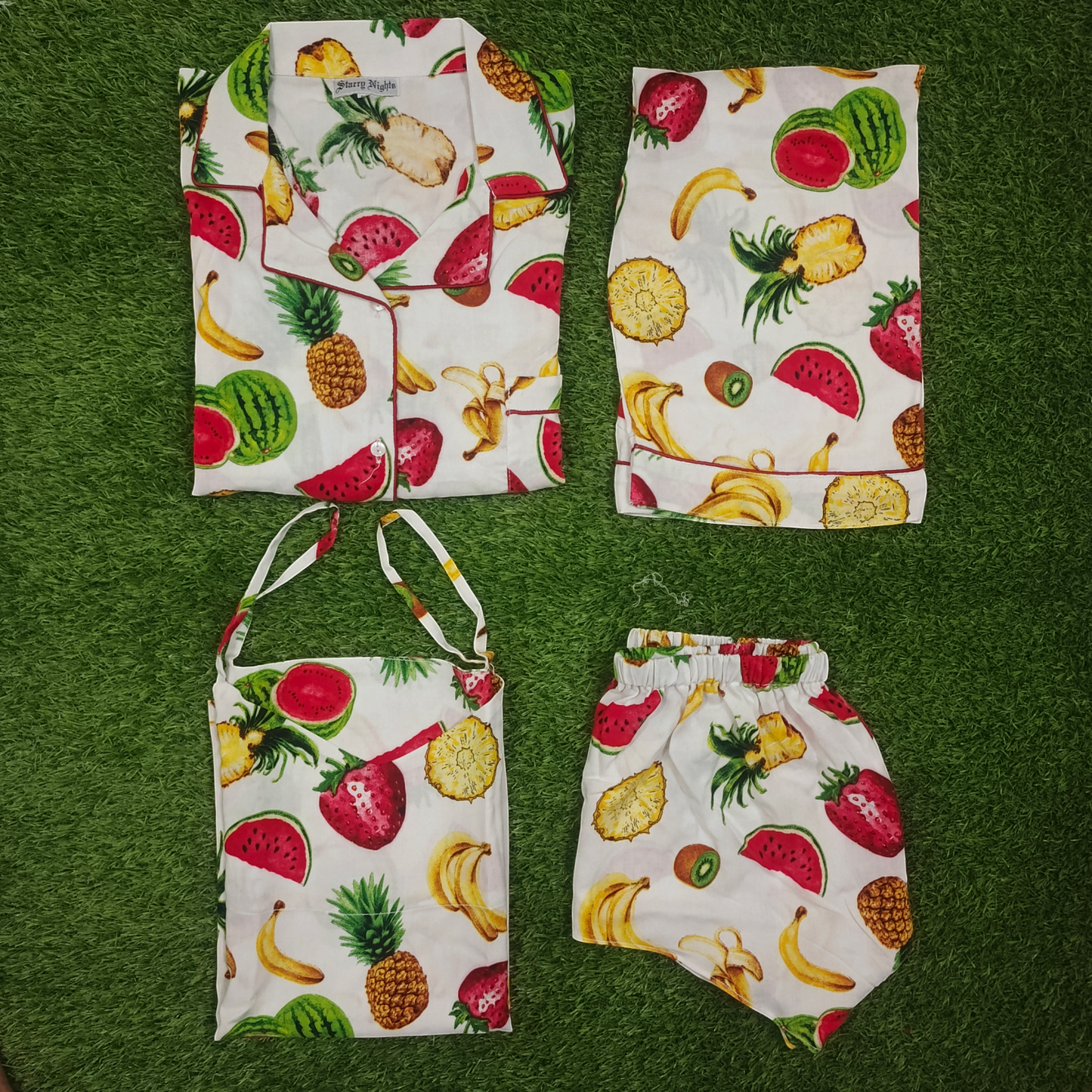 Fruity Delight Linen Pjs