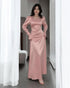 Elegant Satin Long Maxi Dress