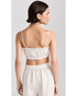 (30%) OFF - Cotton Crop Top and High-Waisted Shorts Set