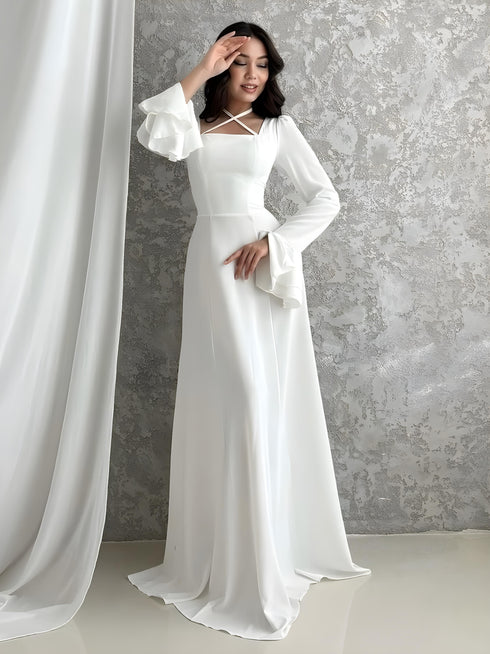 Bell Sleeve Maxi Dress