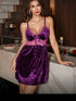 (30%) OFF - Velvet Spell: Luxe Robe & Lace Slip Duo