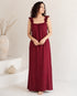 Elara Ruffle Backless Maxi