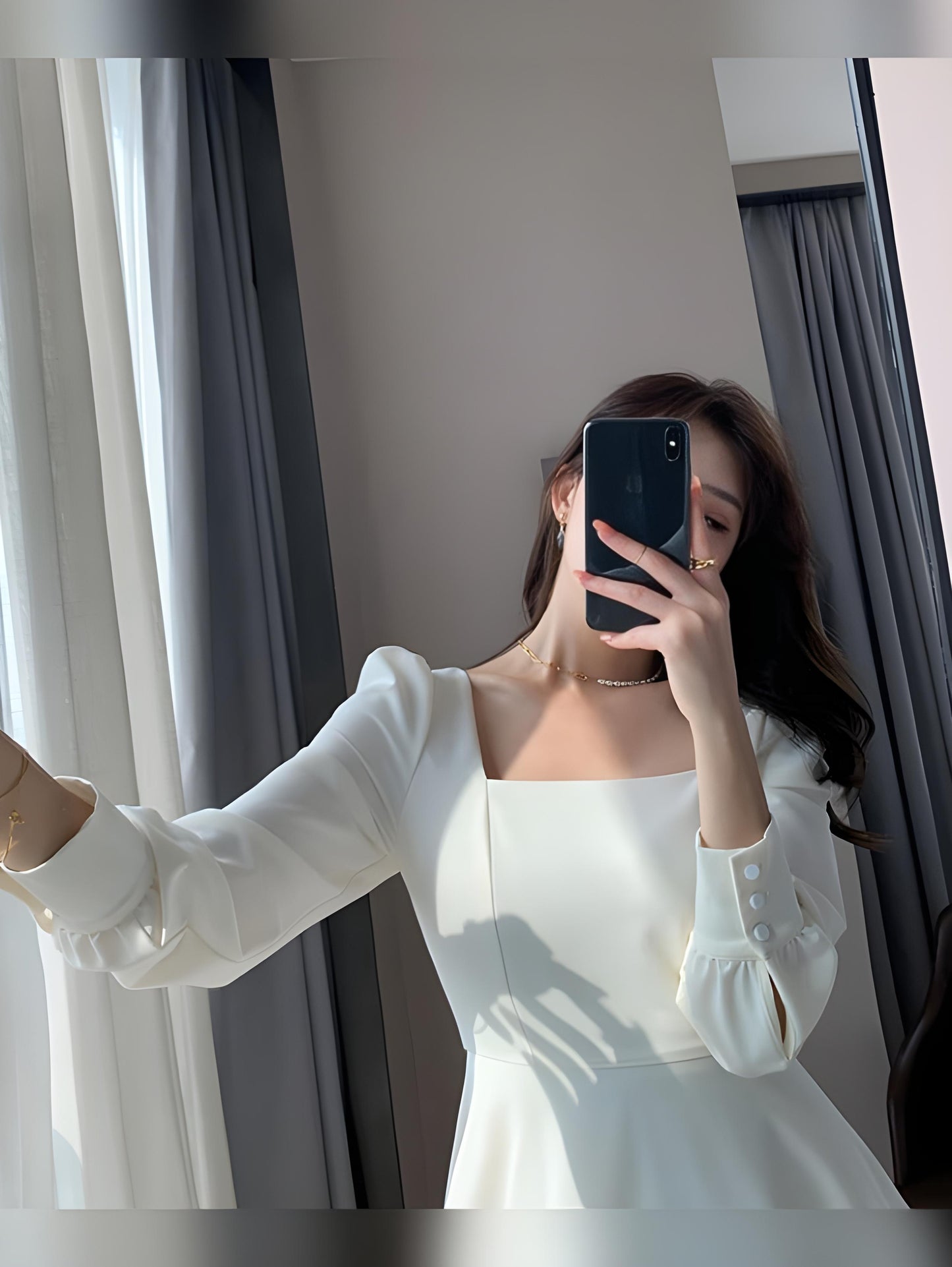 Elegant Georgette Midi Dress