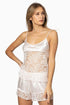 (30%) OFF - Celeste Lace-Panel Silk Lounge Set