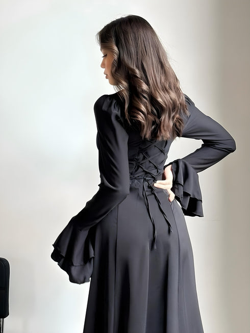 Bell Sleeve Maxi Dress