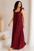 Elara Ruffle Backless Maxi