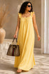 Elara Ruffle Backless Maxi