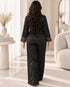 Noiré Lace Silk Pajama Set
