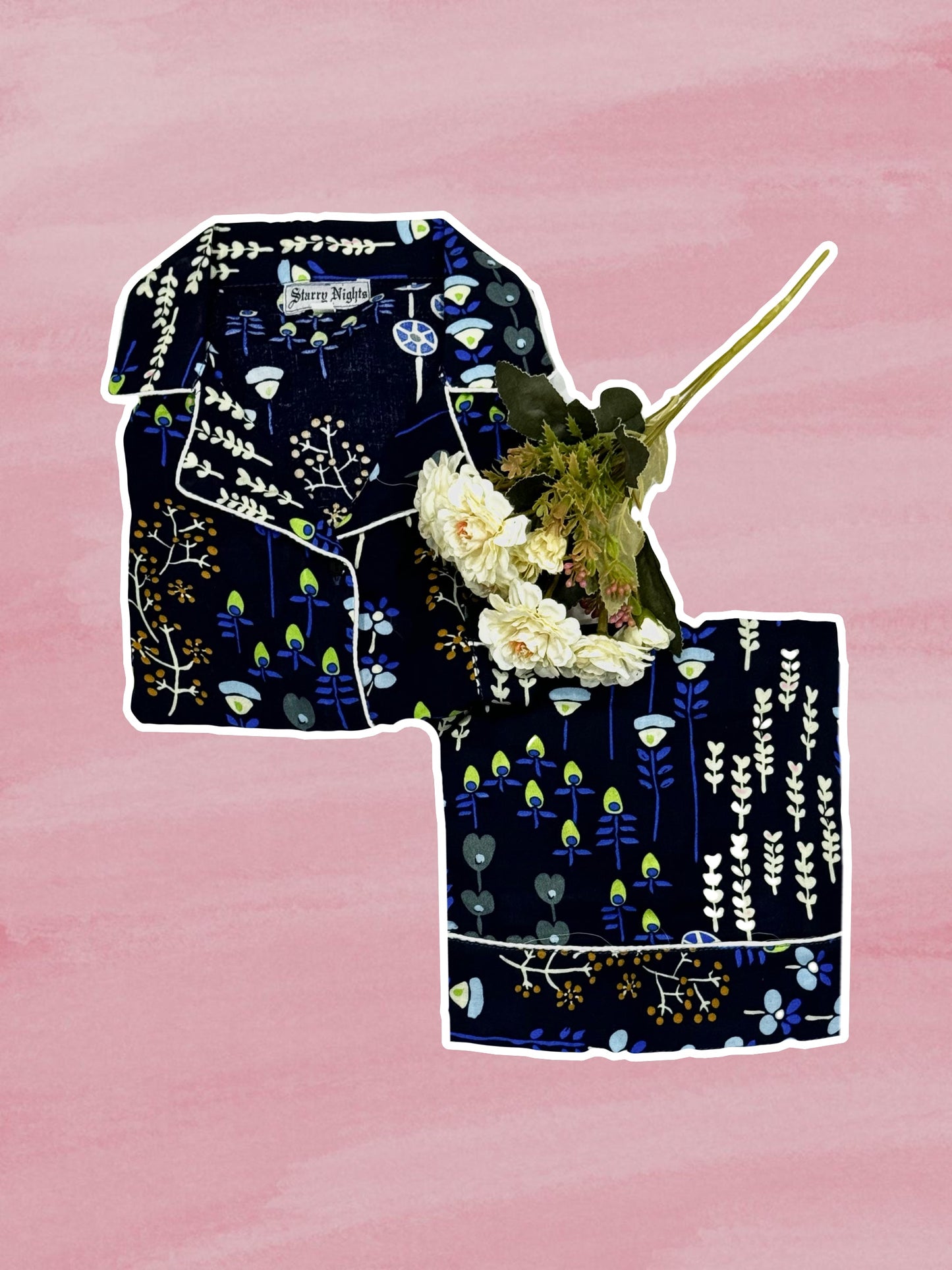 (30%) OFF - Linen 4pc Pj's Set