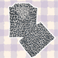 (30%) OFF - Tiger Print Linen Pjs