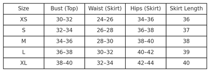 Cotton Co-Ord Set – Crop Top & Maxi Skirt