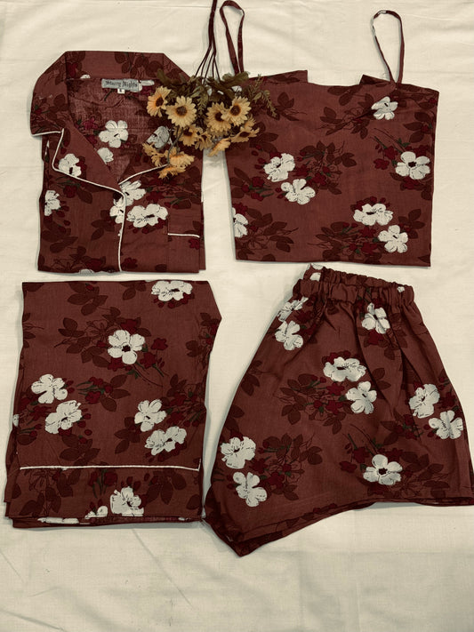 Linen Pj's 4pc