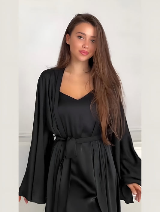 Obsidian Veil – Silk Serenity 2pc Set