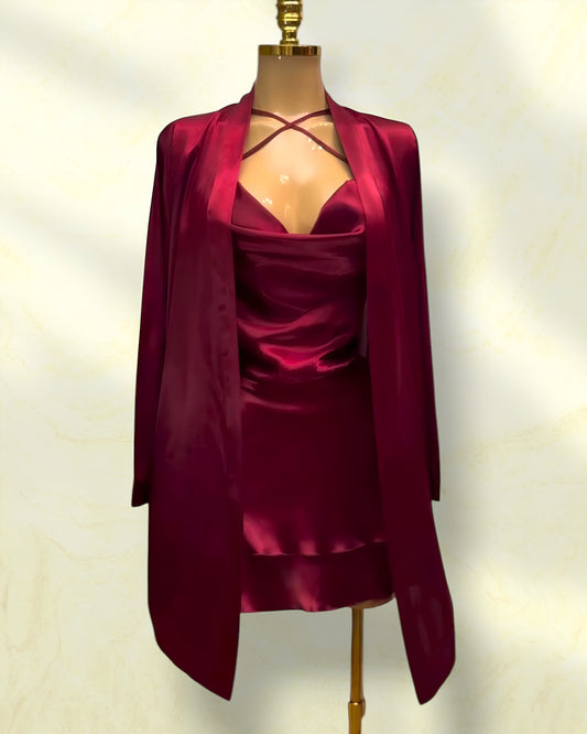 Silken Whispers: Luxe 3pc Ensemble