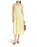 (30%) OFF - Smocked-Bodice Cotton Midi Dress – Effortless Elegance for Every Occasion