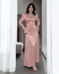 Elegant Satin Long Maxi Dress