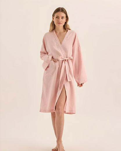 Elegant Cotton 3pc Robe Set
