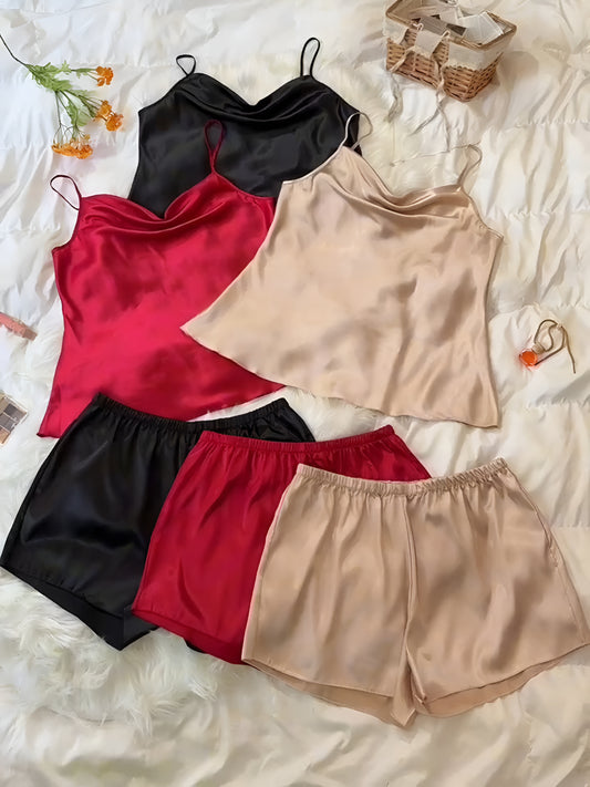 Silk Elegance Lounge Set – Pack of 3 Set