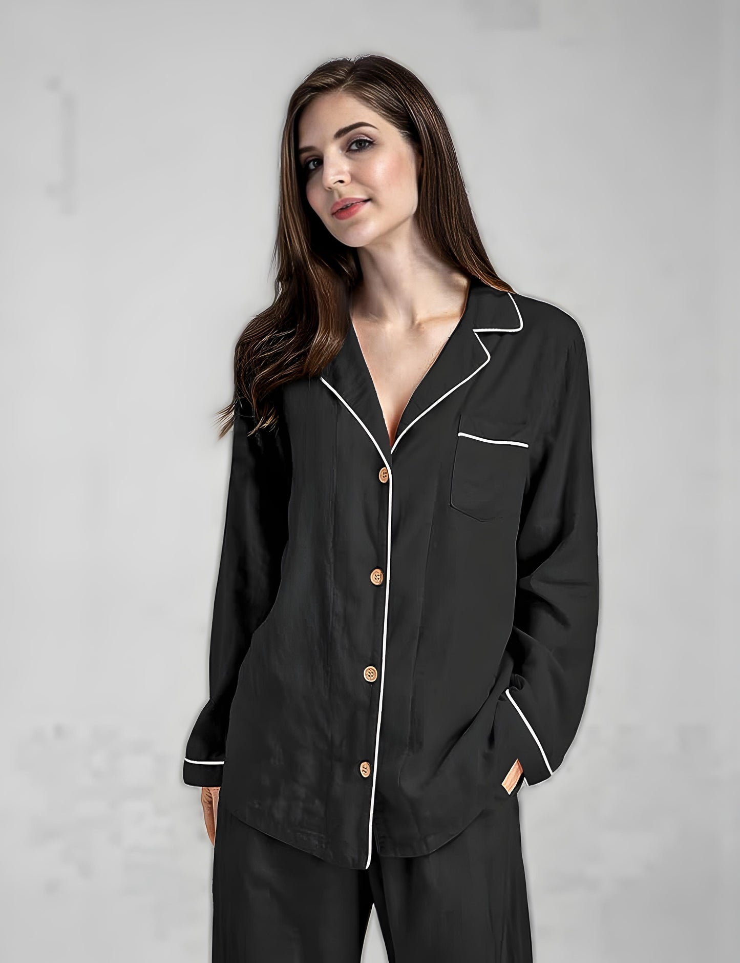 (30%) OFF - Elegant Cotton Pajama Set – Timeless Comfort